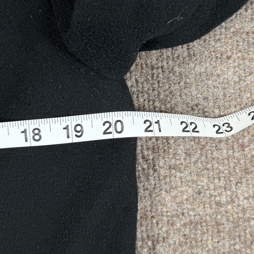 Vintage Perry Ellis Black Double Breasted Pea Coat Womens 4 Preppy Winter Jacket - Picture 14 of 14